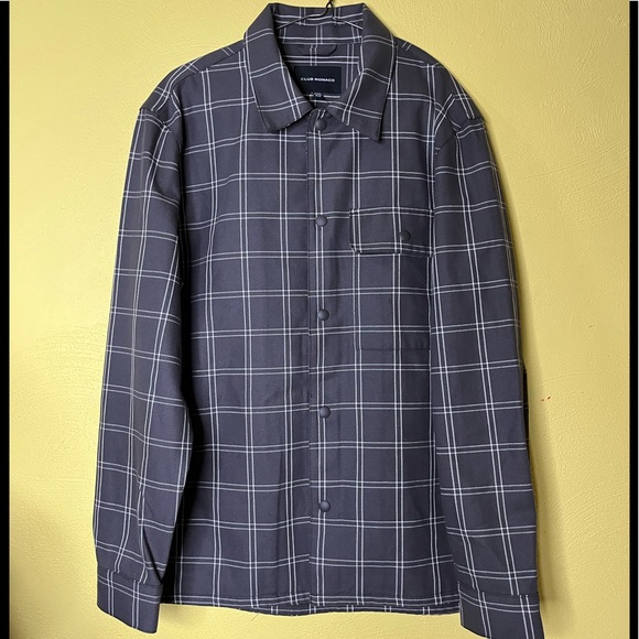 Mens NWOT Club Monaco Warm/Stylish Jacket w/ Snap closure, 1 Outer Pocket w Snap - Picture 1 of 10